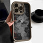 Soft Liquid Silicone Phone Case For iPhone 11 12 13 14 15 16 Pro Max XS X XR 7 8 15 16 Plus Travel-Inspired Airplane Route Cover
