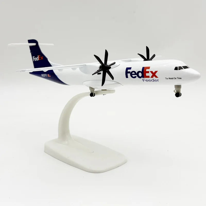 ATR Federal Aviation 20cm Alloy Metal Aircraft Model Toy with Landing Gear
