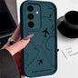 Airplane Route Silicone Case For Samsung Galaxy S25 FE S25 Edge S24 S23 Ultra S22 Plus A17 A14 A15 A55 A56 A36 A26 Soft Cover