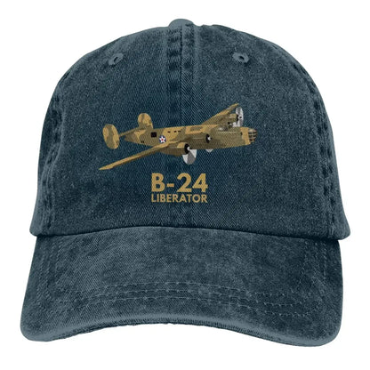 B-24 Liberator WW2 Heavy Bomber Baseball Caps Peaked Cap Airplane Lover Sun Shade Cowboy Hats for Men Trucker Dad Hat